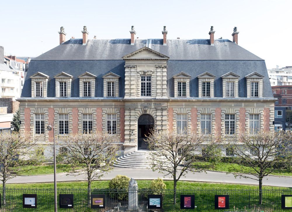 Vue du Bâtiment historique de l'Institut Pasteur qui abrite le musée Pasteur. 
