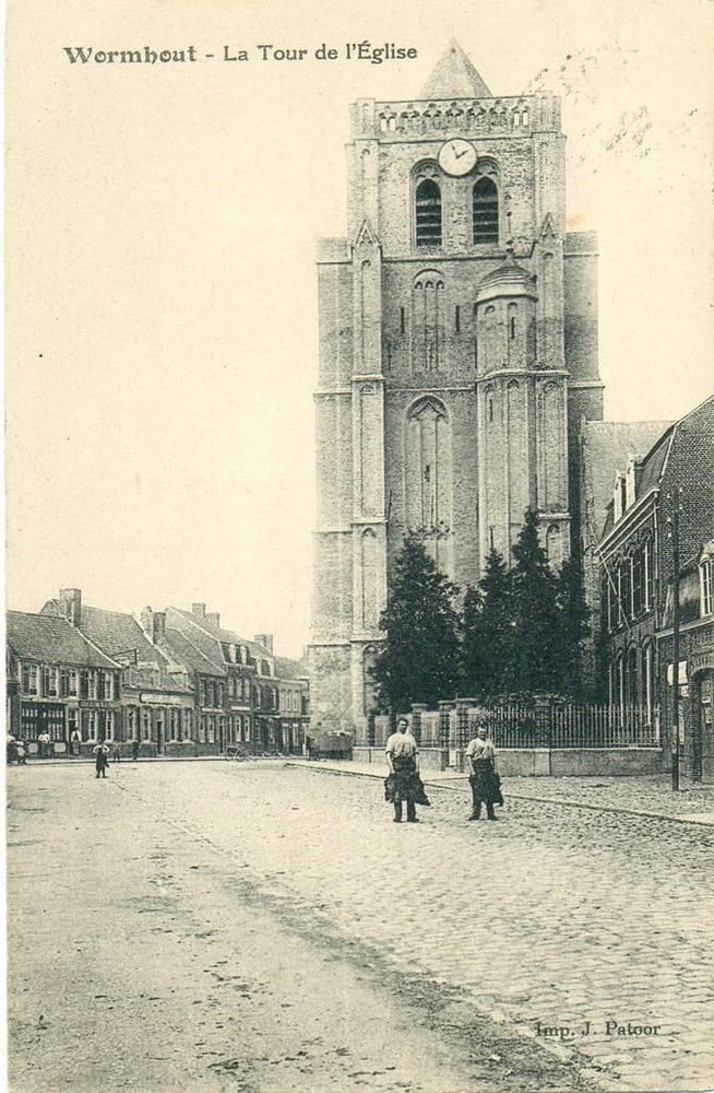 La tour de l'église Saint-Martin de Wormhout