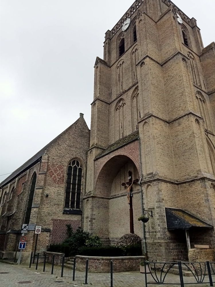 Extérieur de l'église Saint-Martin de Wormhout