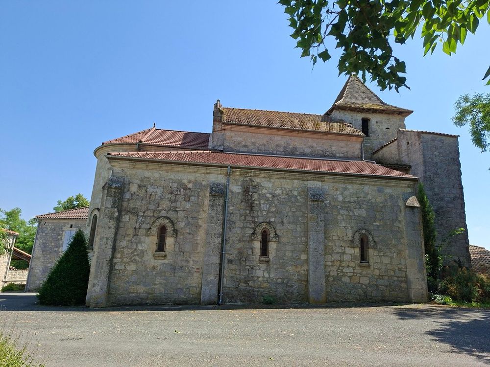 Eglise Saint-Jean à Cours après travaux phase 1