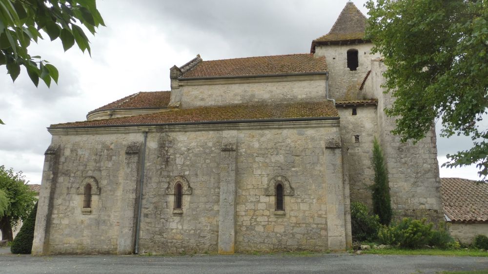 Eglise Saint-Jean à Cours avant travaux