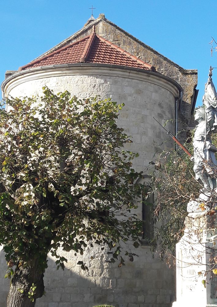 Eglise Saint-Jean à Cours après travaux phase 1