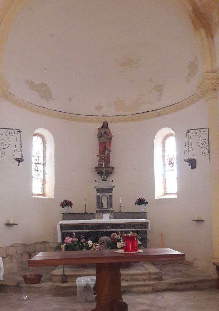 Eglise Saint-Jean à Cours - infiltrations