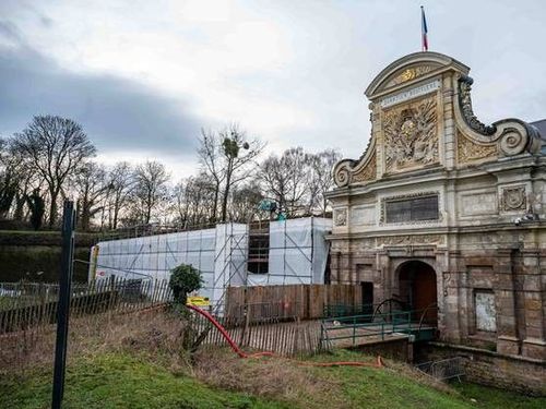 Travaux courtine de la Porte royale